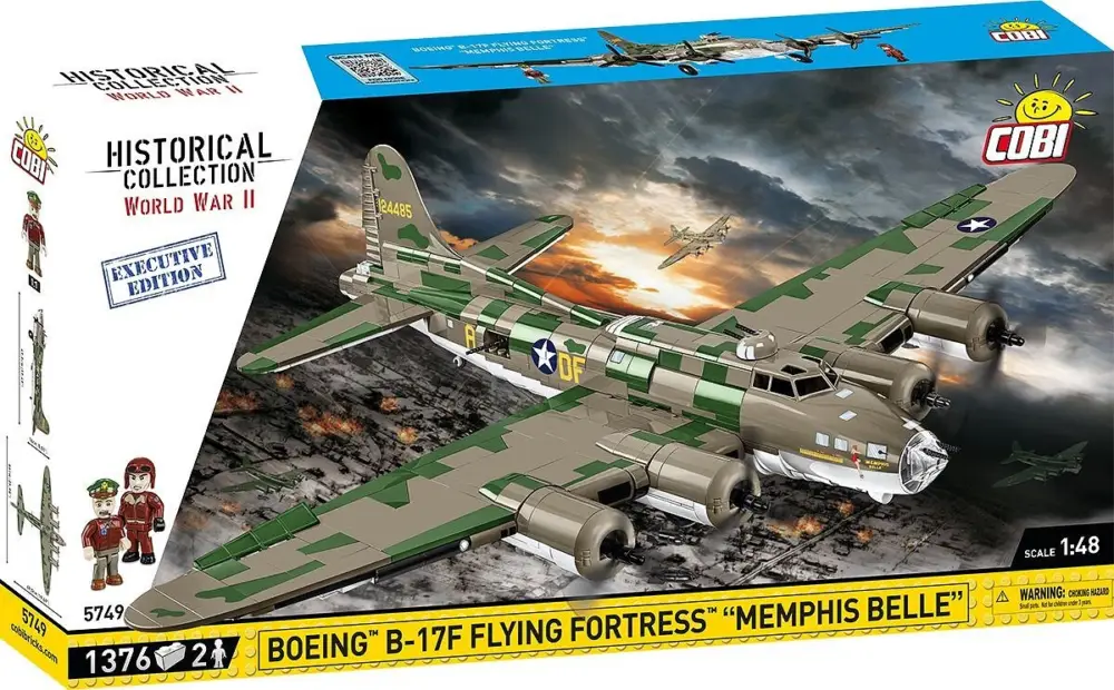 Cobi II WW Boeing B-17F Flying Fortress, 1:48, 1371 k, 2 f ÉDITION EXÉCUTIVE Dernier Modèle