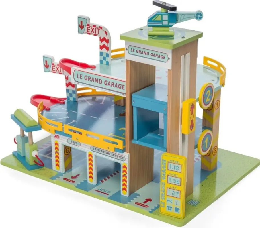 Authentique Le Toy Van Garage Le Grand
