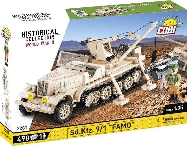 Cobi II WW Sd. Kfz. 9/1 FAMO, 1:35, 498 p, 1 f Must-Have