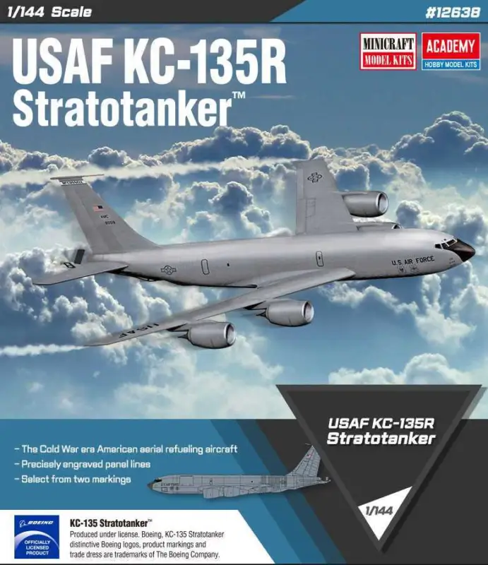 Maquette d'avion 12638 - USAF KC-135R Stratotanker (1:144) Meilleur Prix