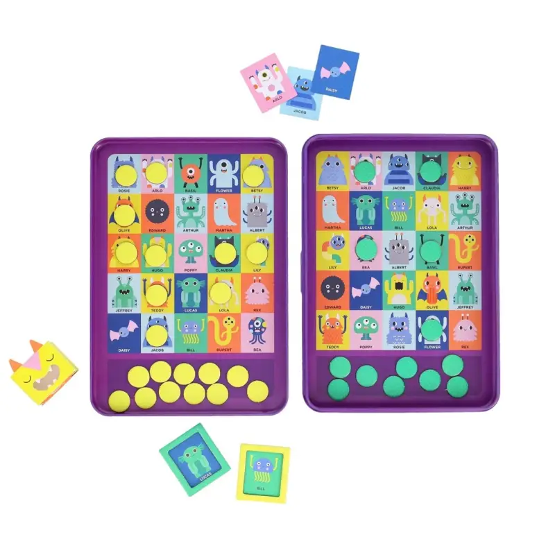 Produit De Marque Petit Collage Jeu magnétique Devine qui je suis ? Monstres