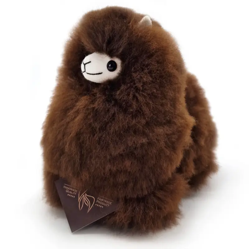 Offre Limitée INKARI Peluche Alpaga Mini Chocolat 15cm