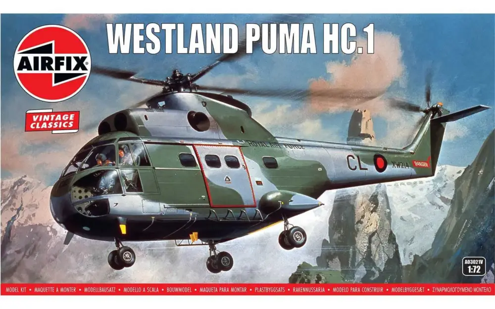 Prix Choc Classic Kit VINTAGE hélicoptère A03021V - Westland Puma HC.1 (1:72)