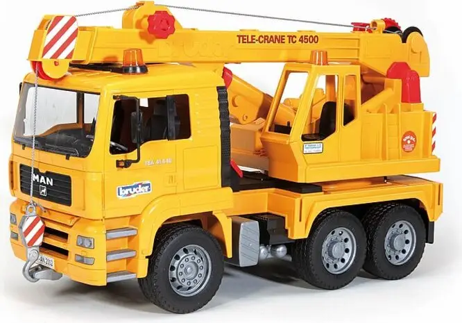 Réduction Bruder 02754 camion-grue MAN TGA