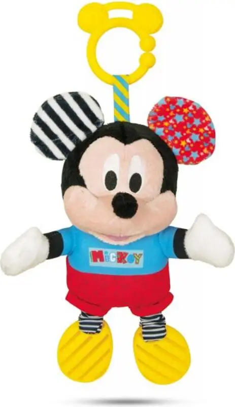 Clementoni Mickey en peluche avec sons et poignée Prix Bas