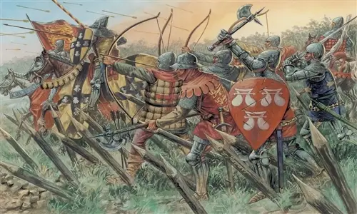 Model Kit figurines 6027 - CHEVALIERS ET ARCHERS ANGLAIS (GUERRE DE CENT ANS) (1:72) Super Prix