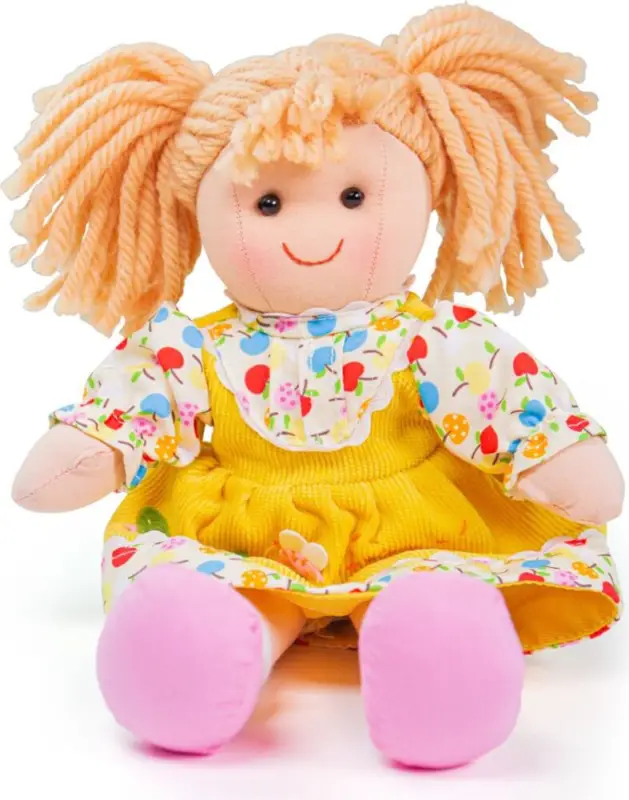 Bigjigs Toys Poupée en tissu Daisy 28 cm Bon Marché
