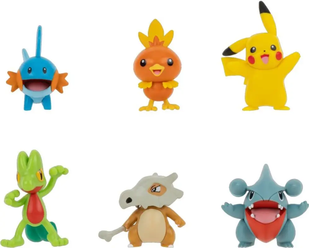 Ensemble de 6 figurines Orbico Pokémon W3 Produit De Marque
