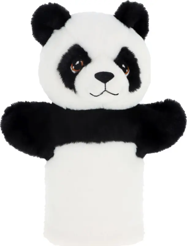 Keel Toys SE3076-5 Keeleco Panda - marionnette en peluche écologique pour la main 27 cm Offre Du Jour