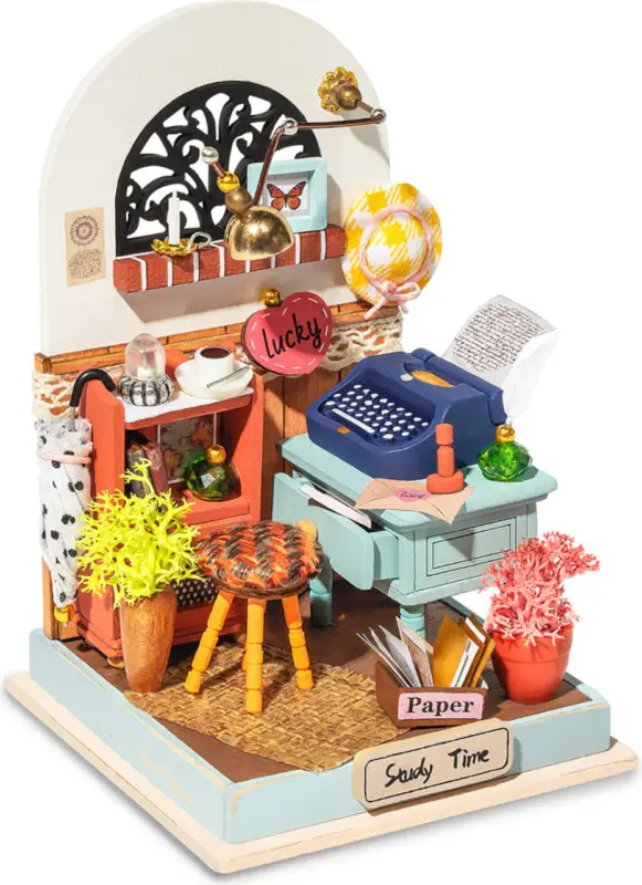 RoboTime miniature maisonette Salle d'étude pour écrire un journal Meilleur Prix