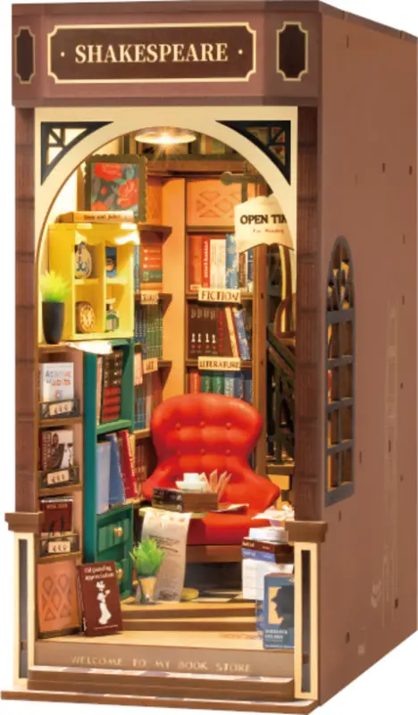 RoboTime Butée de livre miniature Maison Librairie Offre Spéciale