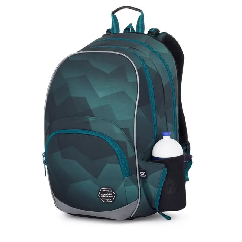 Sac à dos scolaire vert-bleu Topgal KIMI 25020 Réduction