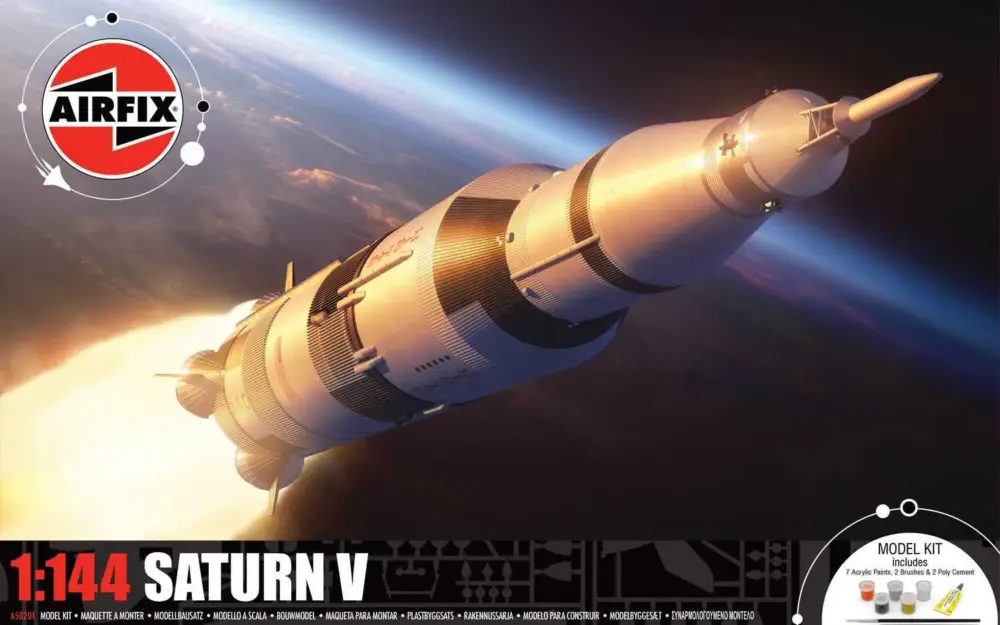 Coffret Cadeau espace A50201 - Saturn V (1:144) Dernier Modèle