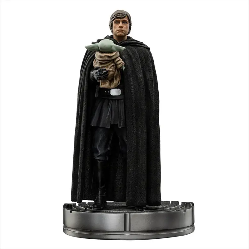 Dernier Modèle Iron Studios Star Wars : The Mandalorian – Luke Skywalker et Grogu Art Scale 1/10