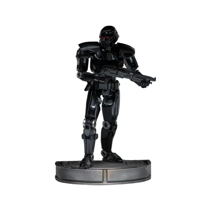 Quantité Limitée Iron Studios Star Wars : The Mandalorian – Statue de Dark Trooper Échelle Art 1/10